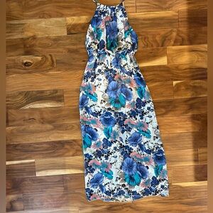 Floral Sleeveless Layered Dress size Large